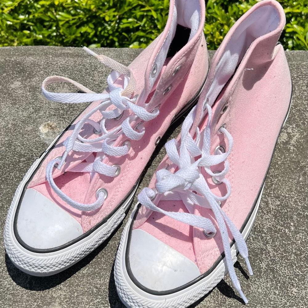 Converse pink sneakers